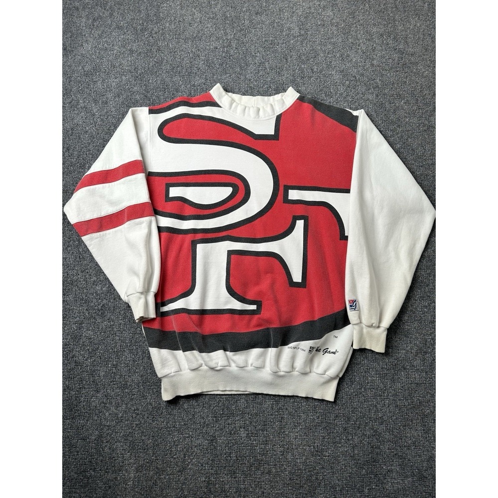 Mens NFL San Francisco 49ers The Game Graphic Crewneck 1994, Size L‎